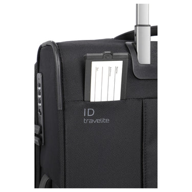 Travelite Crosslite - 2-Rollen-Kabinentrolley S 54 cm erw. (black) - Ansicht 10