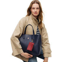 Tommy Hilfiger Icon Satchel Mono - Henkeltasche 38 cm (space blue)