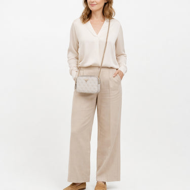 Guess Noelle II Crossbody - Umhängetasche 20 cm (bone logo) - Ansicht 8