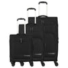 Travelite Kick Off - Set trolley 4 ruote 3 pz. (black)