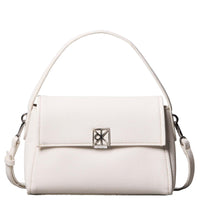 Calvin Klein Emblem Pebb - Borsa a tracolla (white alyssum)