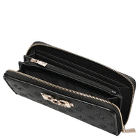 Guess Anise SLG Large Zip - Portafoglio 12cc 20 cm (logo nero)