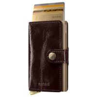 Secrid Miniwallet Naplak - Kreditkartenetui 6cc 10.2 cm RFID (mahogany+) - Ansicht 2