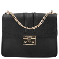 Seidenfelt Roros - Borsa a tracolla 21 cm (black/gold)