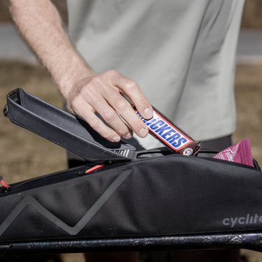 Cyclite Top Tube Bag Large / 02 -  Rahmentasche (Bikepacking) 42 cm (black) - Ansicht 4