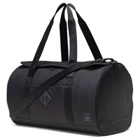 Herschel Heritage Duffle - Borsa da viaggio 52 cm (black/saddle brown)
