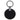 Porsche Design Circle - Portachiavi 9 cm (nero)