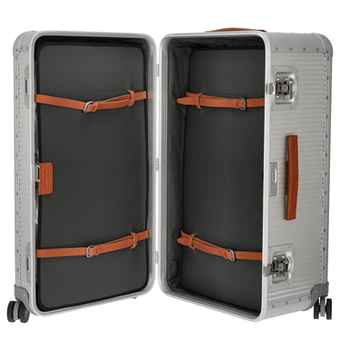 FPM Milano Bank aluminum Trunk on Wheels - 4 - Rollen - Trolley 75,5 cm (moonlight silver) - Markenkoffer