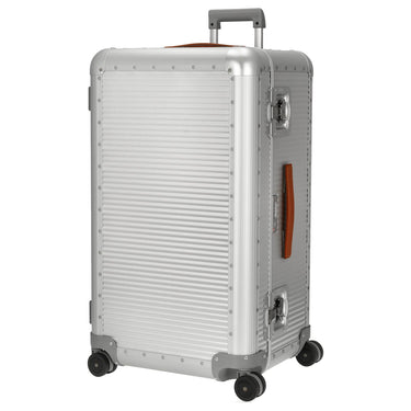 FPM Milano Bank aluminum Trunk on Wheels - 4 - Rollen - Trolley 75,5 cm (moonlight silver) - Markenkoffer