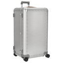 FPM Milano Bank aluminum Trunk on Wheels - 4 - Rollen - Trolley 75,5 cm (moonlight silver) - Markenkoffer