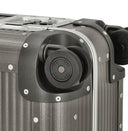 FPM Milano Bank aluminum Spinner 55 M - 4 - Rollen - Kabinentrolley 55/25 cm (steel grey) - Markenkoffer