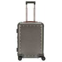 FPM Milano Bank aluminum Spinner 55 M - 4-Rollen-Kabinentrolley 55/25 cm (steel grey)