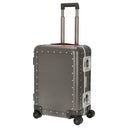 FPM Milano Bank aluminum Spinner 55 M - 4 - Rollen - Kabinentrolley 55/25 cm (steel grey) - Markenkoffer