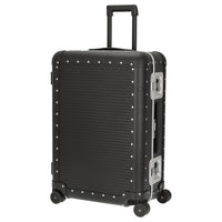 FPM Milano Bank aluminum Spinner 68 - 4 - Rollen - Trolley 66 cm (caviar black) - Markenkoffer
