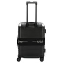 FPM Milano Bank Zip Deluxe Spinner 55 M - 4 - Rollen - Kabinentrolley 55 M cm (eclipse black) - Markenkoffer