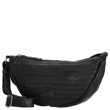 FREDsBRUDER Layer Halfmoon Bag - Umhängetasche 31 cm (black) - Markenkoffer