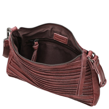 FREDsBRUDER Riffel Crossbag - Umhängetasche 27 cm (barolo red) - Markenkoffer