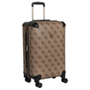 Guess Berta 22 IN - 4 - Rollen - Trolley 64 cm erw. (latte loggo/brown) - Markenkoffer