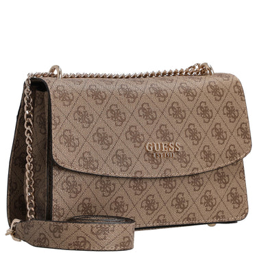 Guess Calista XBody Falp - Schultertasche 24 cm (latte logo) - Markenkoffer