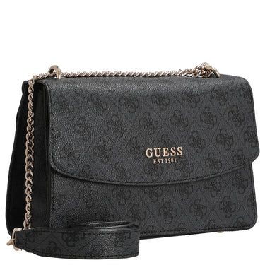 Guess Calista XBody Flap - Schultertasche 24 cm (coal logo) - Markenkoffer