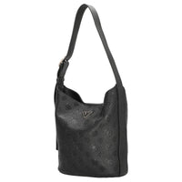 Guess Cresidia II - Beuteltasche (black logo) - Markenkoffer