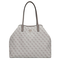 Guess Eco Victtoria - Shopper 2in1 L 40 cm (dark taupe logo) - Markenkoffer