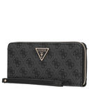 Guess Laurel II SLG Large Zip Around - Geldbörse 12cc 20.5 cm (coal logo) - Markenkoffer