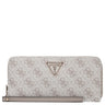 Guess Laurel II SLG Large Zip Around - Geldbörse 12cc 20.5 cm (dark taupe logo) - Markenkoffer