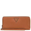 Guess Laurel II SLG Large Zip Around - Portafoglio (Colore: cognac)