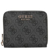 Guess Laurel II SLG Small Zip Around - Portafoglio 3cc 11 cm (coal logo)
