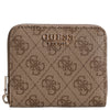 Guess Laurel II SLG Small Zip Around - Portafoglio 3cc 11 cm (logo latte)