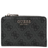 Guess Laurel II SLG Zip Around - Portafoglio per carte di credito 4cc 12 cm (coal logo)