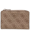 Guess Laurel II SLG Zip Around - Portacarte 4cc 12 cm (logo latte)