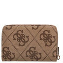 Guess Laurel ll SLG Med Zip - Geldbörse 6cc 14 cm (latte logo/brown) - Ansicht 3