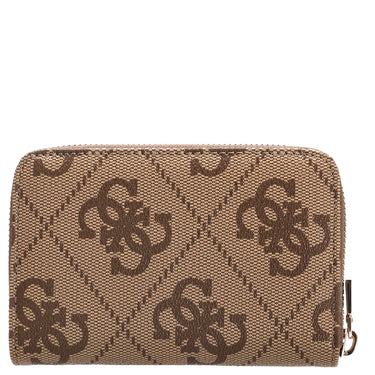 Guess Laurel ll SLG Med Zip - Geldbörse 6cc 14 cm (latte logo/brown) - Ansicht 3