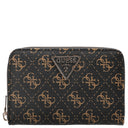 Guess Laurel ll SLG MED Zip - Geldbörse (brown logo) - Markenkoffer