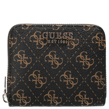 Guess Laurel ll SLG Small Zip - Geldbörse 3cc 11 cm (brown logo) - Markenkoffer