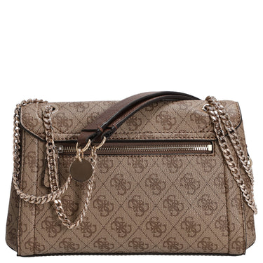 Guess Noelle II Convertible Xbody Flap - Umhängetasche 24 cm (latte logo/brown) - Ansicht 4