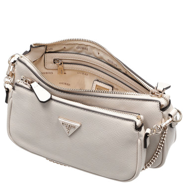Guess Noelle II DBL Pouch - Umhängetasche 24 cm (bone) - Markenkoffer