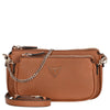Guess Noelle II DBL Pouch - Borsa a tracolla 24 cm (light cognac)