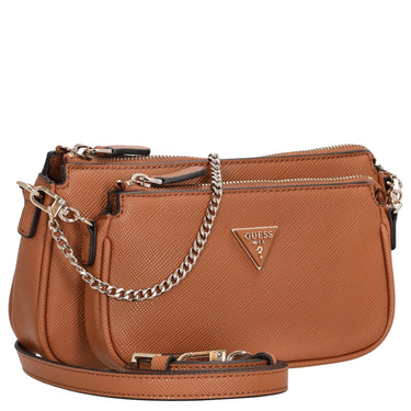 Guess Noelle II DBL Pouch - Umhängetasche 24 cm (light cognac) - Markenkoffer