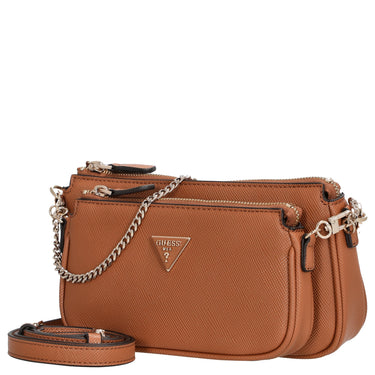 Guess Noelle II DBL Pouch - Umhängetasche 24 cm (light cognac) - Markenkoffer