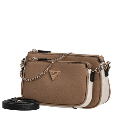 Guess Noelle II DBL Pouch - Umhängetasche 24 cm (tan multi) - Markenkoffer