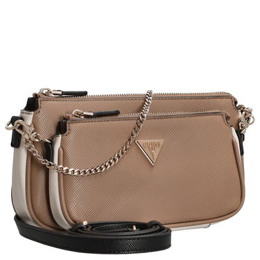 Guess Noelle II DBL Pouch - Umhängetasche 24 cm (tan multi) - Markenkoffer