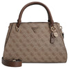 Guess Noelle II - Borsa a mano 31,5 cm (latte logo/marrone)