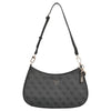 Guess Noelle II Top Zip - Borsa a spalla 28 cm (coal logo)
