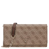 Guess Noelle II Xbody - Clutch 21 cm (logo latte/marrone)