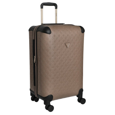Guess Wilder 22 IN - 4 - Rollen - Trolley M 64 cm erw. (dark taupe logo) - Markenkoffer