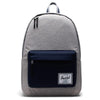 Herschel Classic XL 30 - Zaino 47 cm (grigio chiaro incrociato/peacoat)