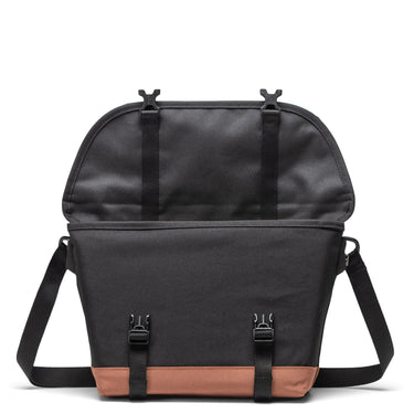 Herschel Cove Messenger - Umhängetasche S 24.5 cm (black/saddle brown) - Ansicht 4